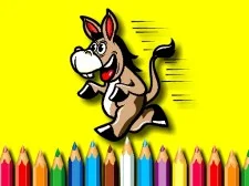 Cartea de colorat BTS Donkey