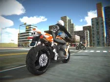 Simulator de biciclete de poliție din oraș